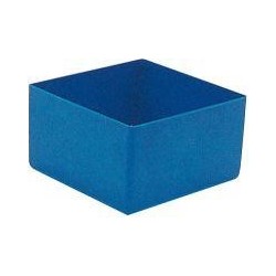 Boite rangement E 63/3 108x108x63 mm bleu
