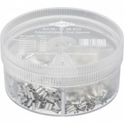 Boîtier d'assortiment avec Embouts de câble isolés unisoliert 05-25mm2 KNIPEX