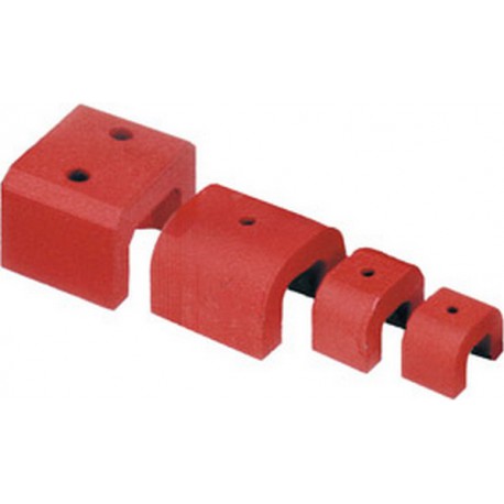 Aimant fer à cheval puissant, Long. : 30,0 mm, Larg. : 20,0 mm, Hauteur 20,0 mm, Ø d'alésage : 5,2 mm, Force de maintien : 45 N