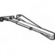 Bras ouverture porte blanc f. TS 83 u. TS 73