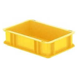 Caisse de transport 300x200x75 mm jaune