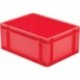 Caisse de transport 400x300x175 mm rouge