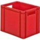 Caisse de transport 400x300x320 mm rouge