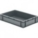 Caisse de transport 600x400x120 mm gris