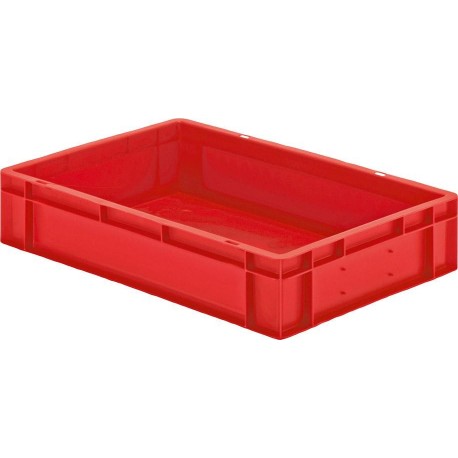 Caisse de transport 600x400x120 mm rouge