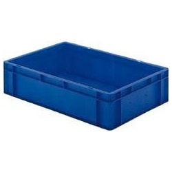 Caisse de transport 600x400x145 mm bleu