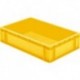 Caisse de transport 600x400x145 mm jaune
