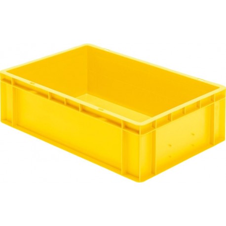 Caisse de transport 600x400x175 mm jaune