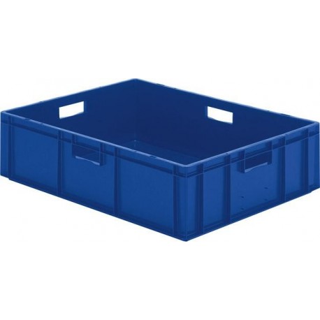 Caisse de transport 800x600x210 mm bleu