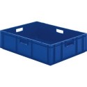 Caisse de transport 800x600x210 mm bleu