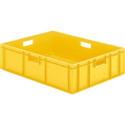 Caisse de transport 800x600x210 mm jaune