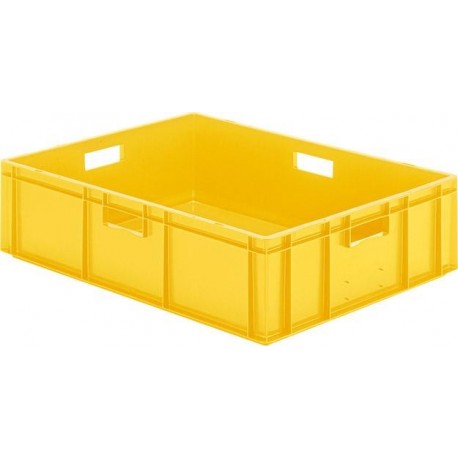 Caisse de transport 800x600x210 mm jaune