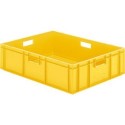 Caisse de transport 800x600x210 mm jaune