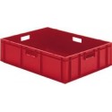 Caisse de transport 800x600x210 mm rouge
