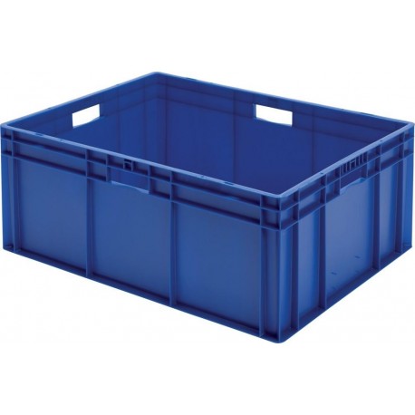 Caisse de transport 800x600x320 mm bleu