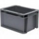 Caisse transport gris 200x150x120mm fermé