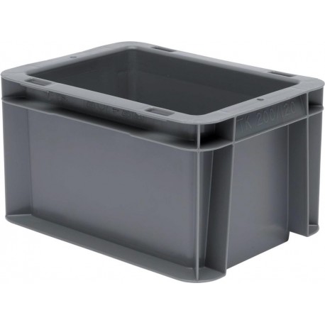 Caisse transport gris 200x150x120mm fermé