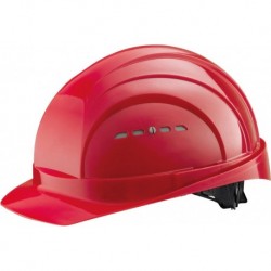 Casque de chantier EuroGuard 6 EN 397 rouge