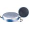 Aimant plat sans manchon taraudé, Ø d : 10 mm, Hauteur d'aimant h 4,5 mm, Force de maintien 4 N, Poids : 2 g