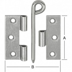 Charnière 58/60X90 BL 00058 619RI