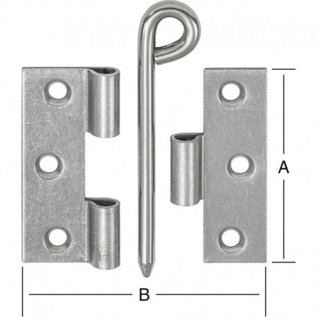 Charnière 58/60X90 BL 00058 619RI