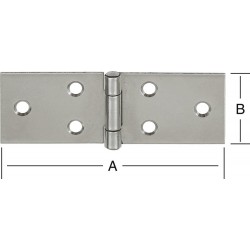 Charnière large Ch 80x28 mm