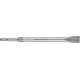 Burin SDS-plus avec douille de fixation SDS-plus, Modèle : Burin plat*, Larg. : 20 mm, Long. 250 mm