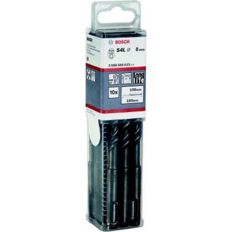 Lot de forets marteau SDS-plus-5, boîte grand format pour artisans, Ø : 6 mm, Long. hélice 100 mm, Long. totale 160 mm