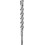 Foret pour perforateurs SDS-plus max-7, Ø : 16,0 mm, Long. hélice 200 mm, Long. totale 250 mm