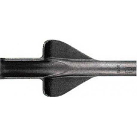Burin SDS-plus avec douille de fixation SDS-plus, Modèle : Gouge à flancs, Larg. : 20 mm, Long. 250 mm