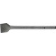 Burin SDS-plus avec douille de fixation SDS-plus, Modèle : Burin coudé, Larg. : 40 mm, Long. 250 mm