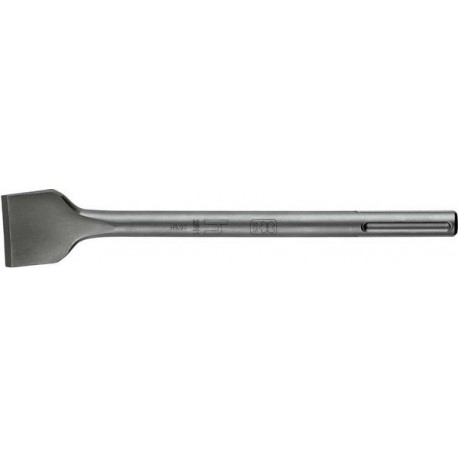 Burin SDS-plus avec douille de fixation SDS-plus, Modèle : Burin coudé, Larg. : 40 mm, Long. 250 mm