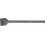 Burin SDS-plus avec douille de fixation SDS-plus, Modèle : Burin coudé, Larg. : 40 mm, Long. 250 mm