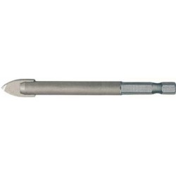 Foret perce-verre CeramicMaster 6x75mm heller 1 PCS