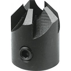 Jeu de forets à bois et fraises HS, Ø du foret hélicoïdal : 7 mm, Ø de lamage 20 mm, Ø de queue 7 mm