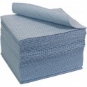 Chiffon absorbant huile bleu 40x50cm (Par 100)