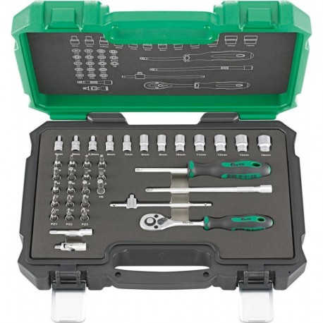 Coffret douille 1/4 36 unités FORTIS