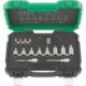 Coffret douille 1/4+1/219 unités FORTIS