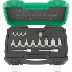 Coffret douille 1/4+1/219 unités FORTIS