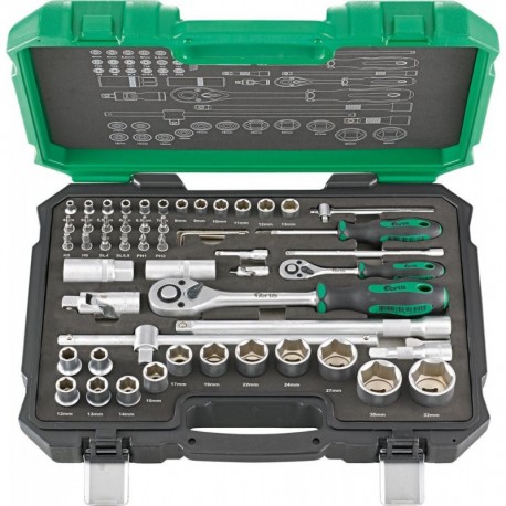 Coffret douille 1/4+1/255 unités FORTIS