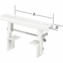 Console de corps chauffant UNIVERSAL 260 MM blanc