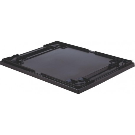Couvercle noir pour boite 600x400 mm