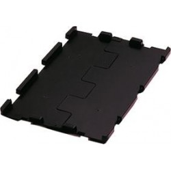 Couvercle pliant noir f. VTK 300 Pack a 4 unités