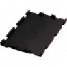 Couvercle pliant noir f. VTK 400 Pack a 4 unités