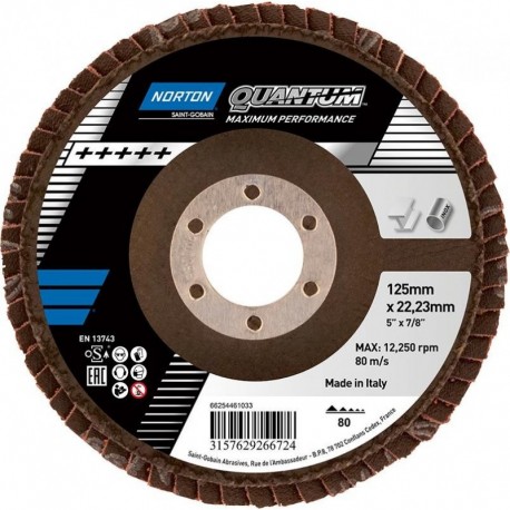 Disque à lamelles Quantum 125 mm P80
