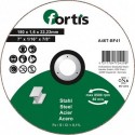 Disque de coupe Acier 180 x 16mm courbé FORTIS