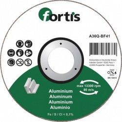 Disque de coupe ALU-NE 115 x 10mm courbé FORTIS