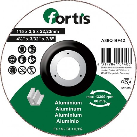 Disque de coupe ALU-NE 115 x 25mm gekr. FORTIS
