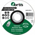 Disque de coupe Inox 115 x 10mm courbé FORTIS