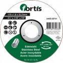 Disque de coupe Inox 115 x 16mm courbé FORTIS